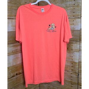 SOUTHERN ATTITUDE LAB GRAPHIC EVERYDAY BRIGHT CASUAL CREWNECK T-SHIRT SZ. L